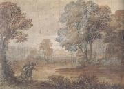 Claude Lorrain Landscape with Tobias and the Angel (mk17) china oil painting reproduction